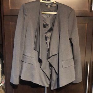 Karl Lagerfeld Lined Blazer Gray
